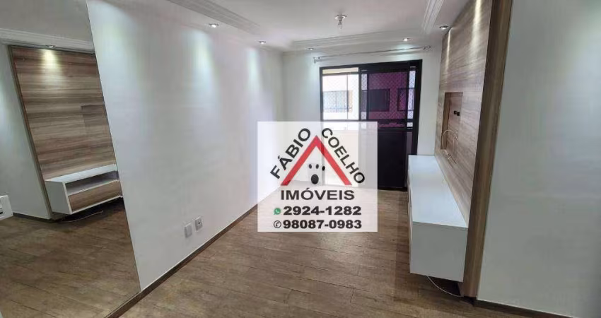 Apartamento com 3 dormitórios à venda, 65 m² por R$ 495.000,00 - Guarapiranga - São Paulo/SP