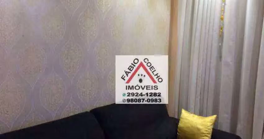 Apartamento com 2 dormitórios à venda, 42 m² por r$ 250.000,00 - canhema - diadema/sp