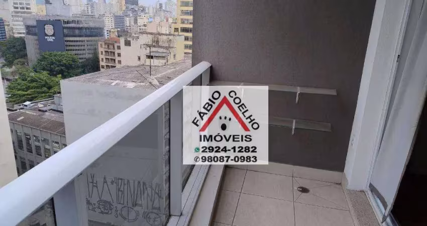 Studio com 1 dormitório à venda, 33 m² por r$ 305.000 - centro - são paulo/sp