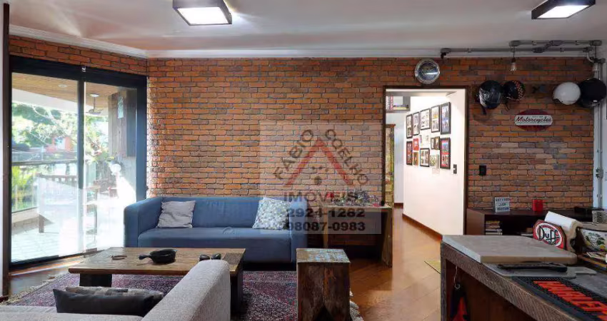 Apartamento com 3 dormitórios à venda, 140 m² - brooklin - são paulo/sp
