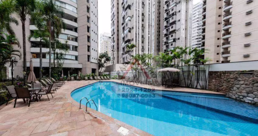 Cobertura com 3 dormitórios 4 vagas à venda, 202 m² - moema - são paulo/sp