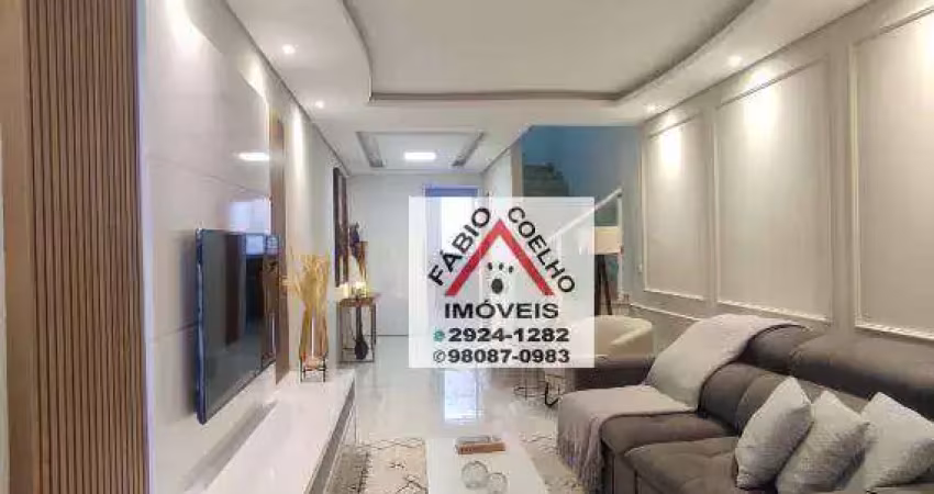 Sobrado com 3 dormitórios à venda, 118 m² por r$ 850.000,00 - campo grande - são paulo/sp