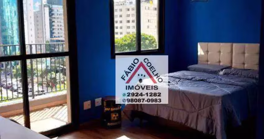 Apartamento com 1 dormitório à venda, 26 m² por r$ 530.000,00 - campo belo - são paulo/sp