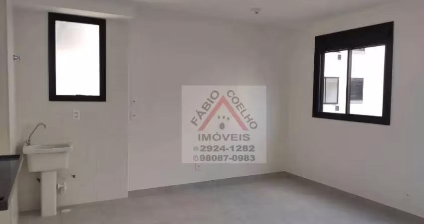 Apartamento com 1 dormitório à venda, 33 m² - campo grande - são paulo/sp
