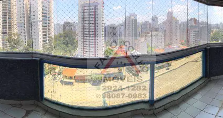 Apartamento com 3 dormitórios à venda, 120 m² - campo belo - são paulo/sp