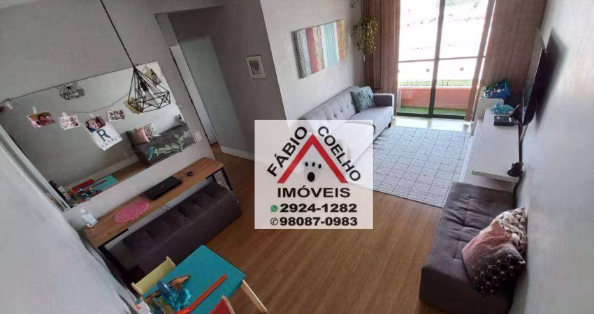 Apartamento com 3 dormitórios à venda, 65 m² por R$ 385.000,00 - Interlagos - São Paulo/SP