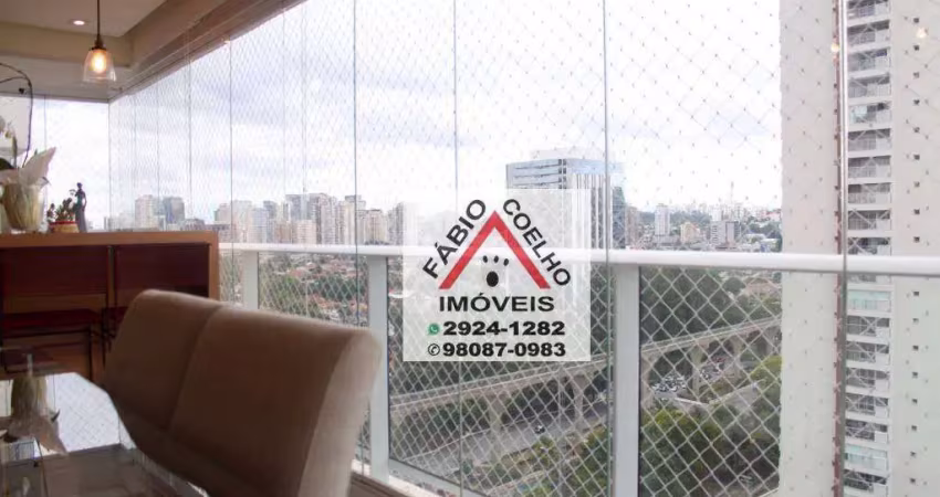 Apartamento com 2 dormitórios à venda, 138 m² - brooklin - são paulo/sp