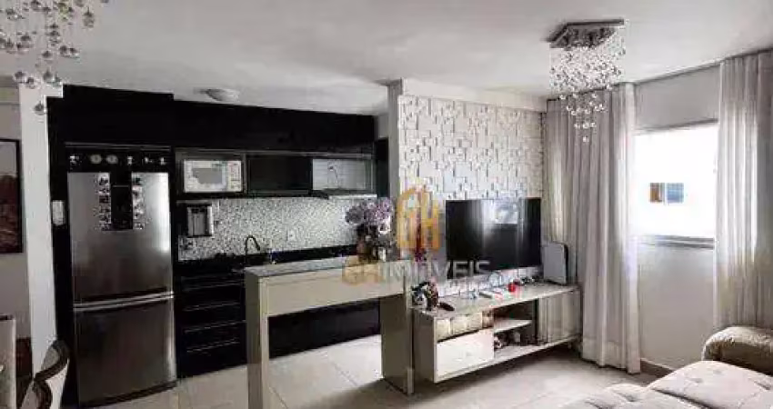 Apartamento com 2 dormitórios à venda, 56 m² por r$ 375.000,00 - vila rosa - goiânia/go