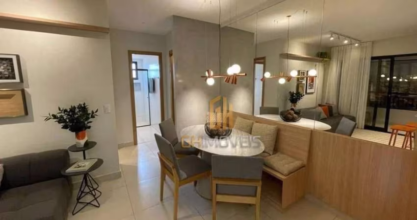 Apartamento com 2 dormitórios à venda, 58 m² por R$ 389.000,00 - Setor Sudoeste - Goiânia/GO