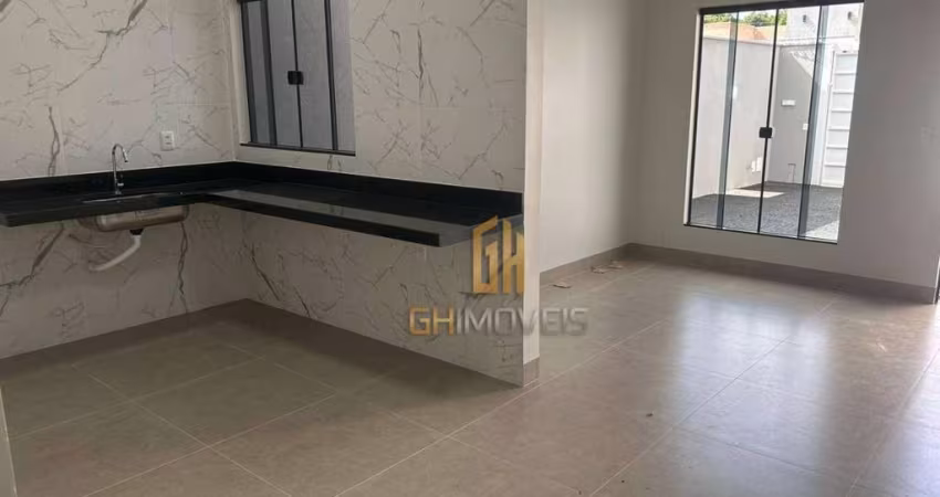 Casa com 3 dormitórios à venda, 75 m² por R$ 410.000 - Residencial Canaã II - Rio Verde/GO