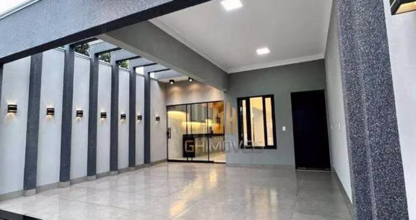 Casa com 3 dormitórios à venda, 125 m² por R$ 680.000 - Loteamento Gameleira - Rio Verde/GO