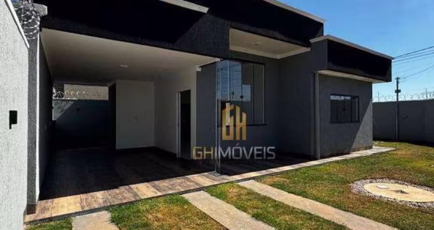 Casa com 3 dormitórios à venda, 100 m² por R$ 550.000,00 - Jardim Boa Esperança - Aparecida de Goiânia/GO