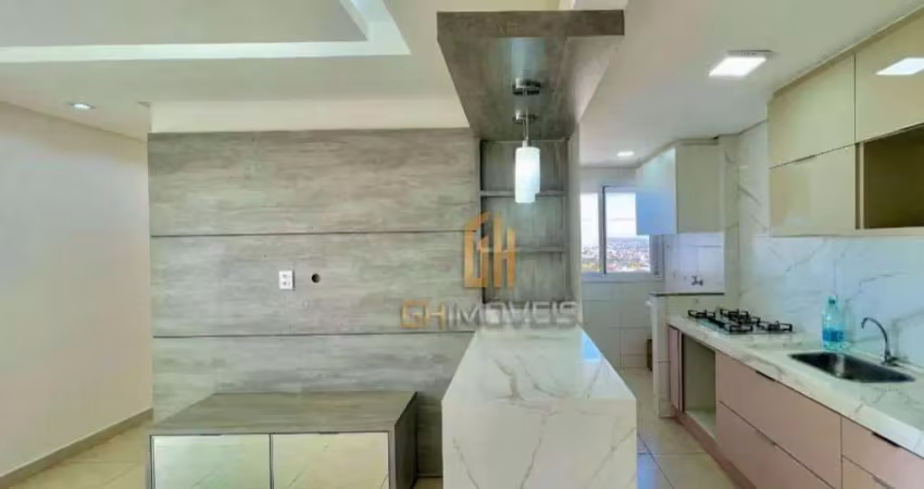 Apartamento com 3 dormitórios à venda, 74 m² por r$ 480.000 - parque amazônia - goiânia/go
