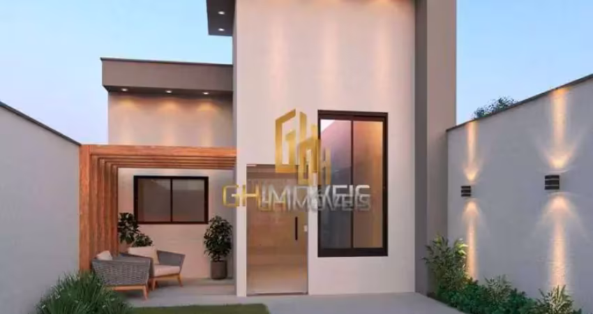 Casa com 3 dormitórios à venda, 78 m² por r$ 390.000 - martins - rio verde/go