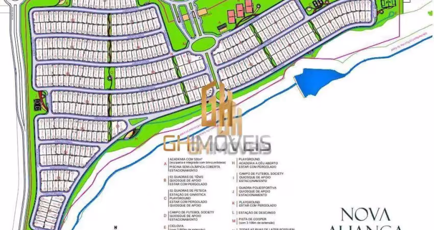 Terreno à venda, 465 m² por r$ 558.000,00 - condomínio nova aliança premium - rio verde/go