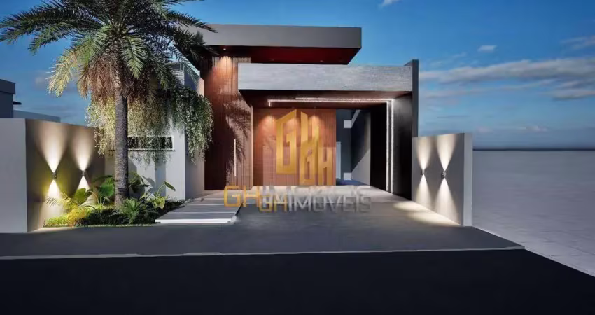 Casa com 3 dormitórios à venda, 175 m² por r$ 1.550.000 - parque solar do agreste - rio verde/go