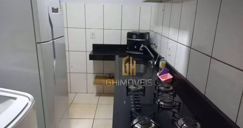 Apartamento com 2 dormitórios à venda, 48 m² por r$ 250.000 - parque das paineiras - rio verde/go