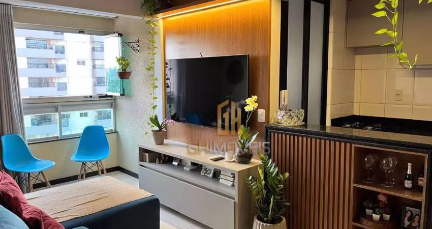 Apartamento com 2 dormitórios à venda, 54 m² por r$ 420.000 - setor leste universitário - goiânia/go