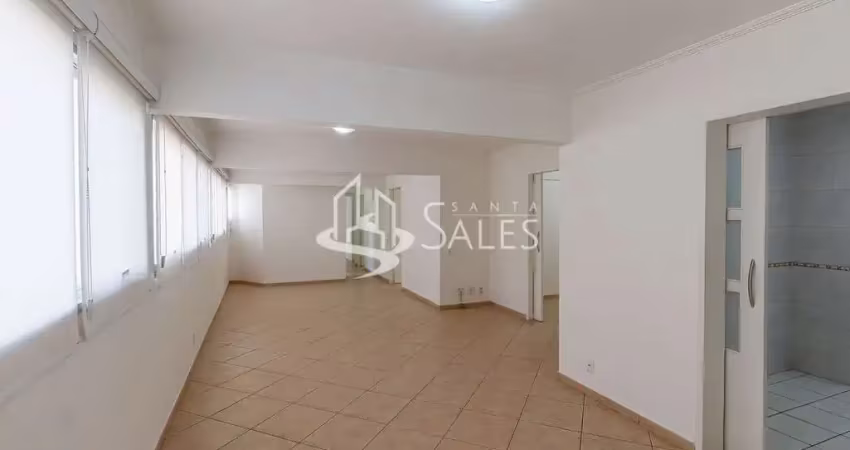 Apartamento para locação no Itaim Bibi, São Paulo-SP: 3 quartos, 1 suíte, 2 salas, 3 banheiros, 1 vaga de garagem, 125 m² de área.