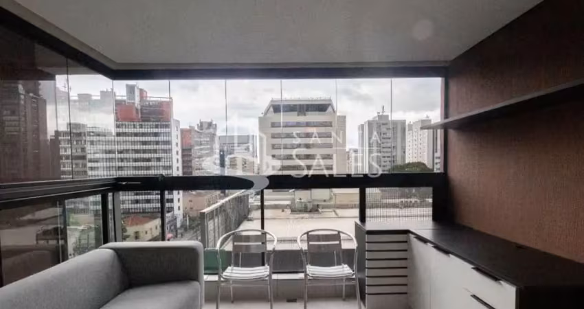 Lindo studio moderno, com 1 dormitório, ar condicionado , 1 vaga,! no jd. paulista!!!