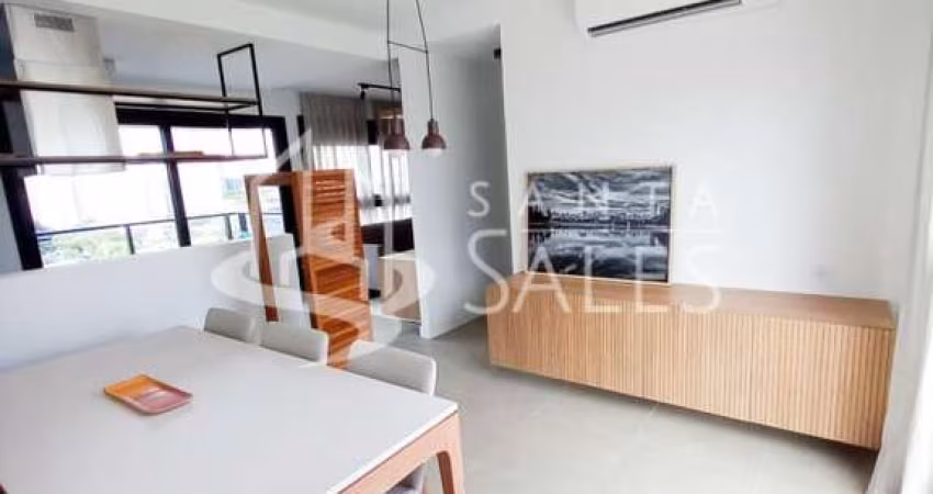 Apto. 105m²- Total mobiliado  01 dormitório (Suíte casal) | 1 vaga de garagem