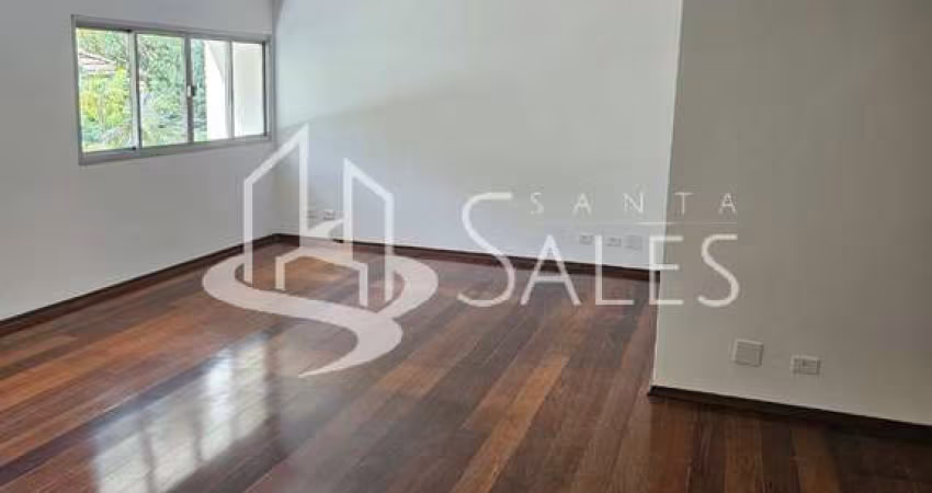 Apartamento de luxo para locação no Jardim Paulista, São Paulo-SP: 3 quartos, 1 suíte, 2 salas, 4 banheiros, 175 m².