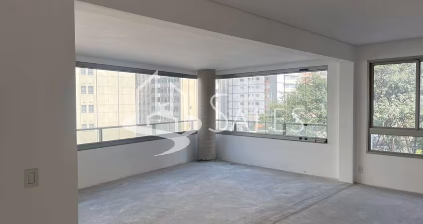 Apartamento de luxo no Jardim Paulista: 3 suítes, 5 banheiros, 3 vagas de garagem, 187m² - São Paulo-SP