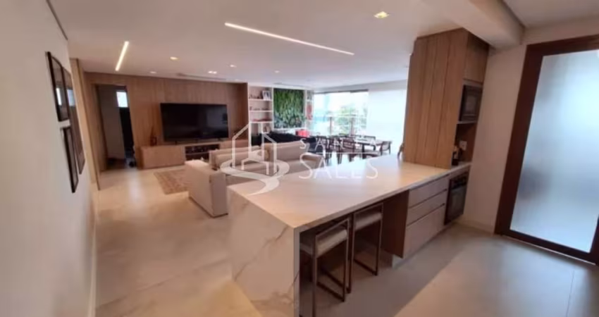 Apartamento à venda no Brooklin Novo, São Paulo-SP: 1 quarto, 1 suíte, 1 sala, 1 banheiro, 2 vagas, 110m². Aproveite!