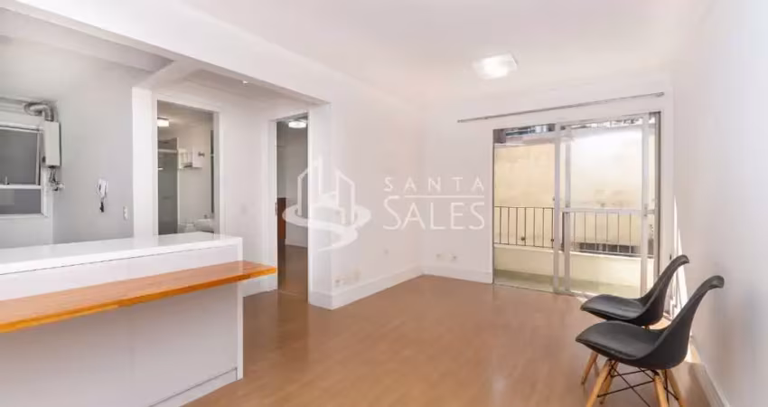 Apartamento para locação no itaim bibi, são paulo-sp: 1 quarto, 1 sala, 1 banheiro, 1 vaga de garagem, 45m² de área. venha conferir!