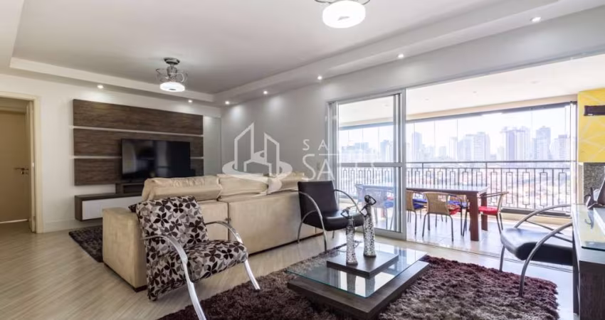 Apartamento de luxo na Vila Mariana, São Paulo-SP: 3 suítes, 2 salas, 5 banheiros, 2 vagas, 140m². Agende sua visita!