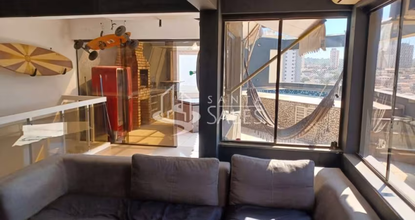 Imperdível cobertura duplex de 3 quartos no Parque Mandaqui, São Paulo-SP: 1 suíte, 1 sala, 3 banheiros, 3 vagas, 165m²!
