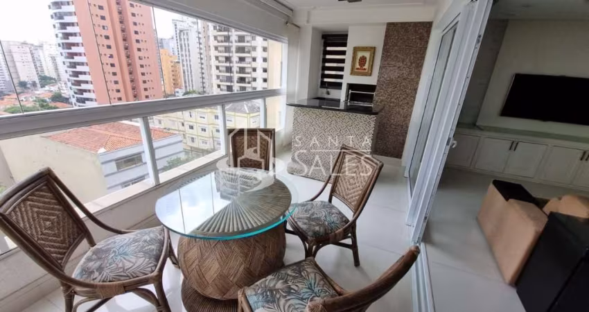 Apartamento de luxo em Perdizes: 3 quartos, 3 suítes, 136m², 3 vagas - São Paulo-SP.