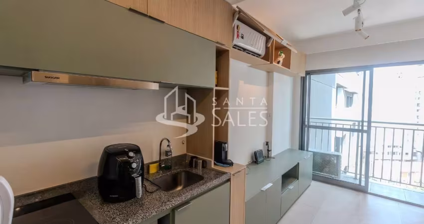 Apartamento para locação na Vila Nova Conceição, São Paulo-SP: 1 quarto, 1 banheiro, 27m² de área. Encontre o seu novo lar!