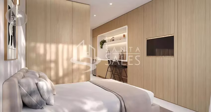 Stúdio à venda em moema, são paulo-sp: 1 quarto, 1 sala, 1 banheiro e 22m² de área!