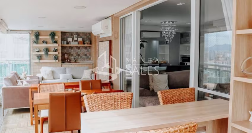 Apartamento de luxo à venda em São Paulo-SP, Vila Romana: 3 quartos, 2 suítes, 2 salas, 5 banheiros, 3 vagas, 192m².