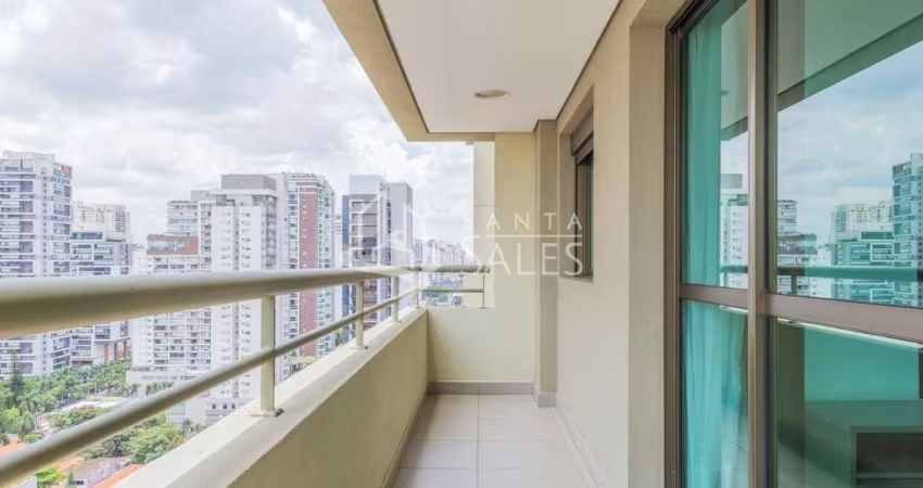 Apartamento à venda no Brooklin Paulista, São Paulo-SP: 2 suítes, sala, banheiro, 2 vagas e 100m² de área. Venha conferir!
