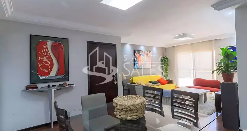 Apartamento de luxo no brooklin paulista: 4 quartos, 1 suíte, 140m² e 2 vagas de garagem em são paulo-sp!
