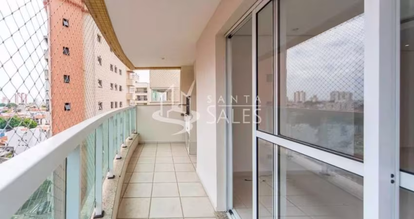 Apartamento de Luxo no Jardim Bela Vista: 3 quartos, 3 suítes, 2 salas, 4 banheiros, 3 vagas de garagem, 134m² - Santo André-SP