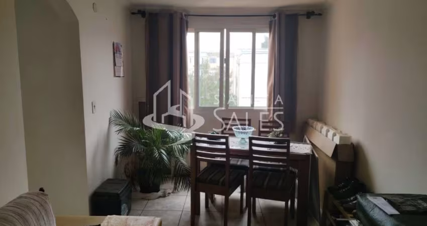 Apartamento à venda ou locação em São Paulo-SP, Jardim São Bernardo: 2 quartos, 1 sala, 1 banheiro, 1 vaga, 48m². Venha conferir!