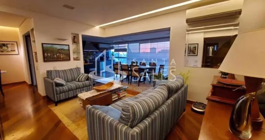 Apartamento de luxo à venda no jardim morumbi - 2 quartos, 2 suítes, 2 salas, 3 banheiros, 4 vagas - 207 m² em sp