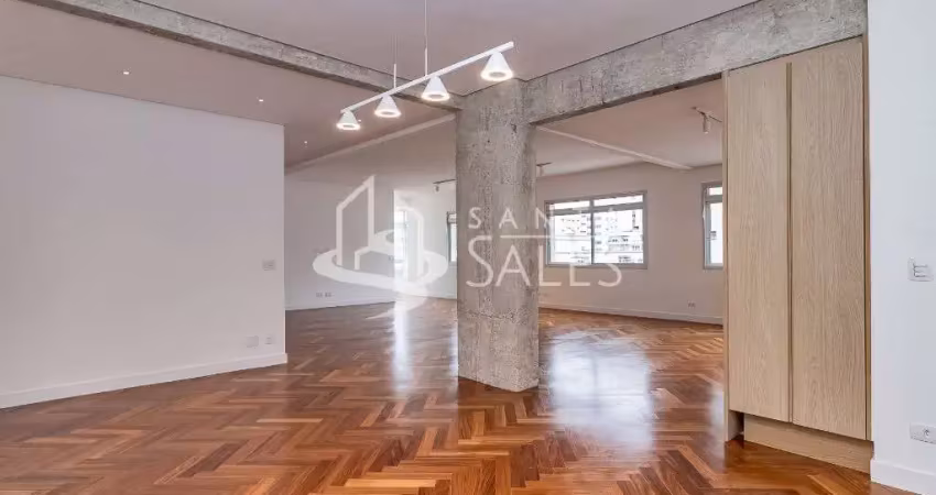 Imóvel de alto padrão em higienópolis: apartamento de 3 quartos, 1 suíte, 1 sala, 1 banheiro, 2 vagas de garagem, 230m².