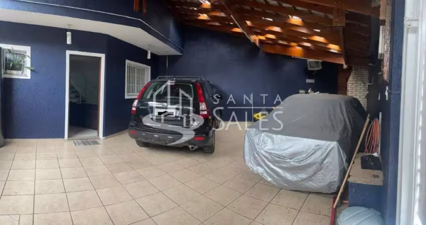 Imperdível: casa à venda em santo andré-sp, jardim santo antônio! 3 quartos, 1 suíte, 2 salas, 2 banheiros, 4 vagas, 123m².