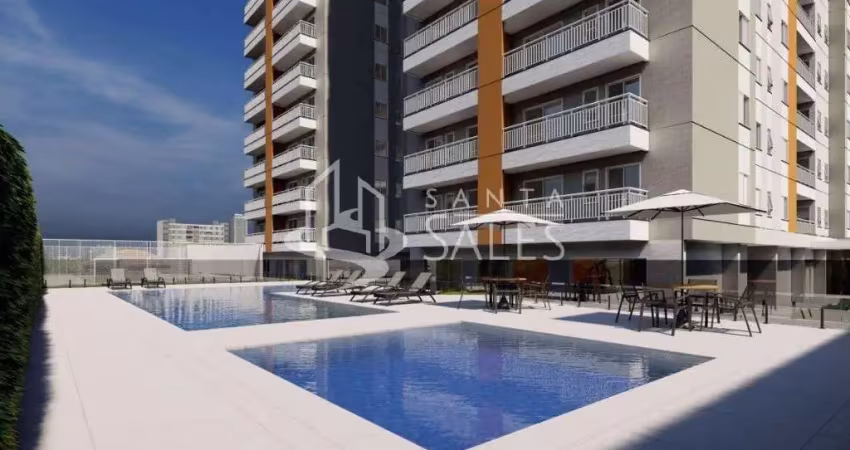 Apartamento à venda em são bernardo do campo-sp, baeta neves: 2 quartos, 2 salas, 1 banheiro, 1 vaga de garagem - 56m².