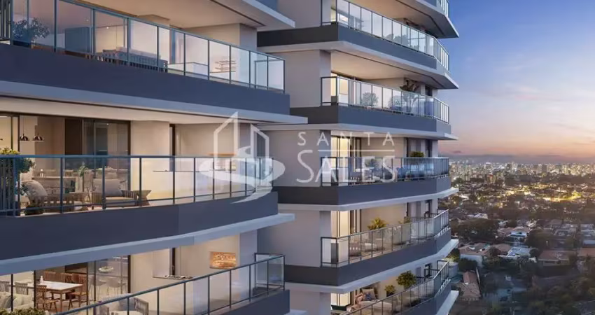 Apartamento de alto padrão: 3 quartos, 3 suítes, 2 salas, 5 banheiros, 2 vagas - 168m² de pura sofisticação!