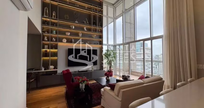 Apartamento de luxo na vila nova conceição: 2 quartos, 2 suítes, 3 salas, 3 banheiros, 3 vagas de garagem, 134m² - são paulo-sp.