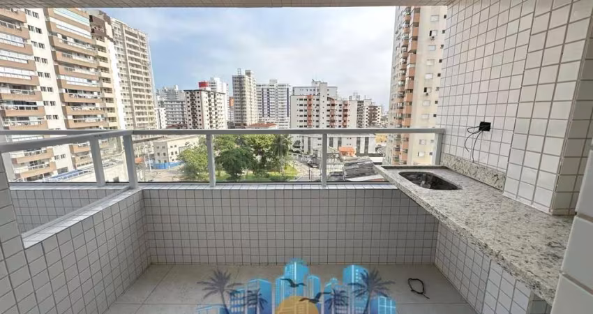 Apartamento para Venda em Praia Grande, Aviação, 1 dormitório, 1 suíte, 2 banheiros, 1 vaga