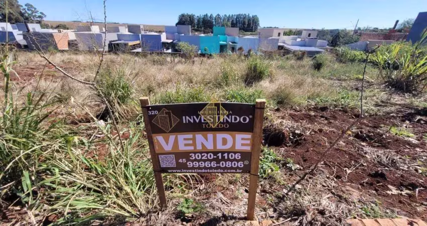 Terreno no jardim coopagro, proximo a area de reserva toledo - pr