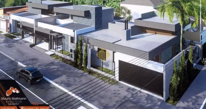 Casa à venda, 3 quartos, 1 suíte, 2 vagas, Jardim Pancera - Toledo/PR