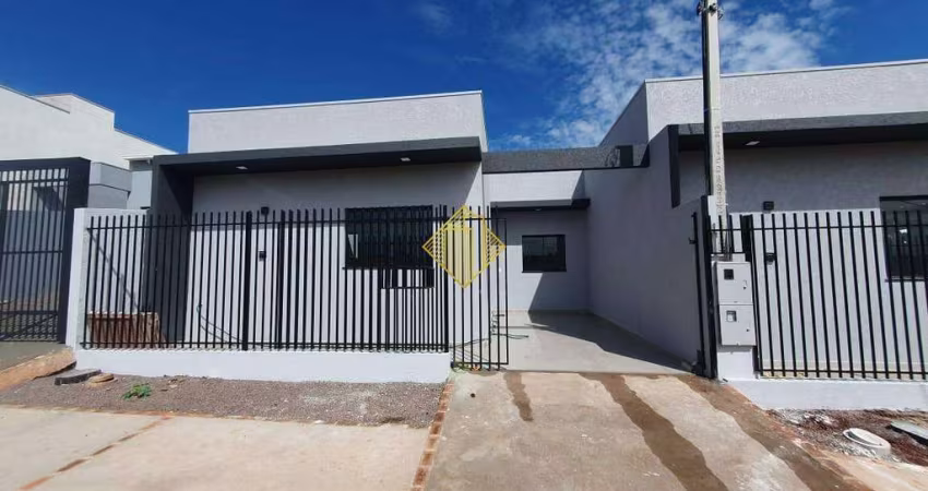 Casa nova com 02 quartos na Vila Pioneiro