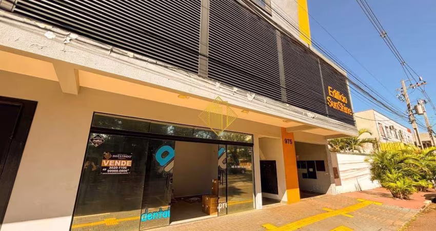 SALA TÉRREA 3 QUADRAS DA PREFEITURA - NO CENTRO DE TOLEDO/PR - COM VAGA DE GARAGEM PRIVATIVA